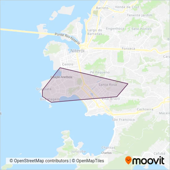 Consórcio TRANSNIT (Araçatuba) coverage area map