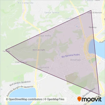 Paineiras Corcovado coverage area map