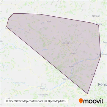 Zonă acoperire Interregional Calatori