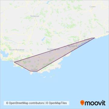 SNCF VOYAGEURS coverage area map