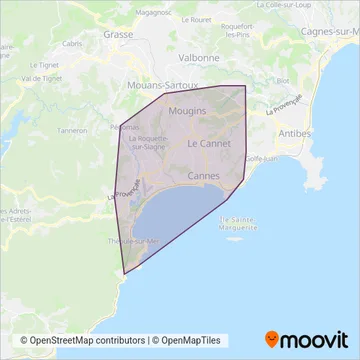 Palmbus coverage area map