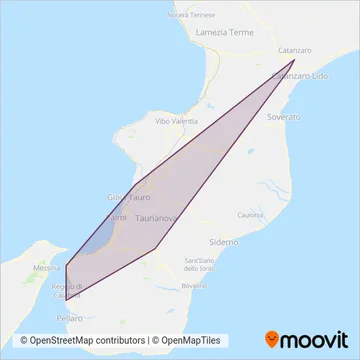 Area coperta dal servizio di Lirosi Autoservizi S.R.L.