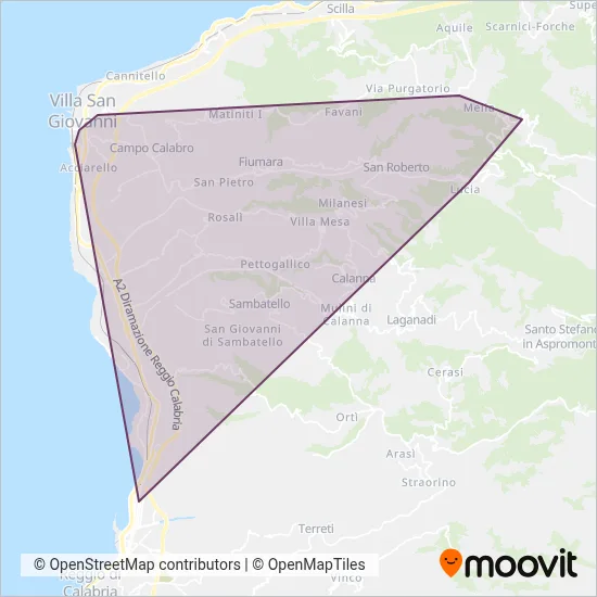 Area coperta dal servizio di S.C.A.R. S.R.L.