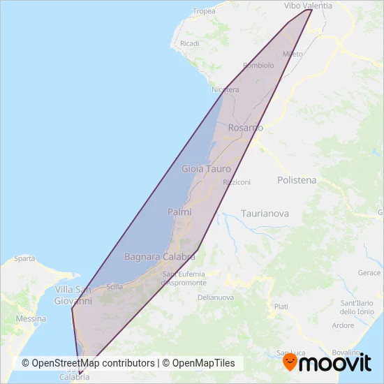 Area coperta dal servizio di Nicola Brosio & F.lli s.r.l.