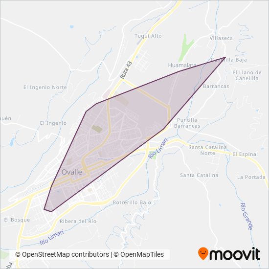 LIOVAL coverage area map