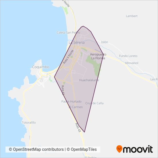 LINCOSUR coverage area map