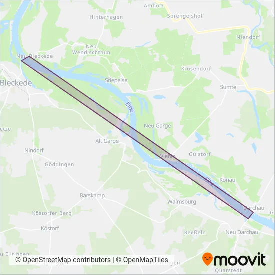 HVV (Ferry) coverage area map
