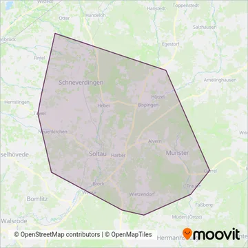 Схема покрытия компании Heidekreis
