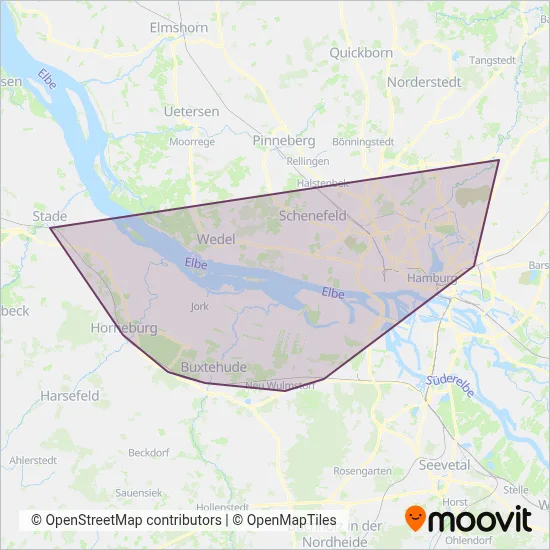 S-Bahn Hamburg (Bus) Verbundsgebiet