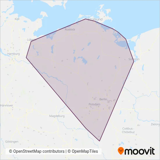DB Regio AG Nordost Verbundsgebiet