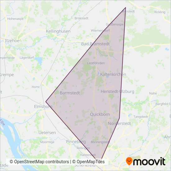 AKN Eisenbahn AG (Bahn) Verbundsgebiet