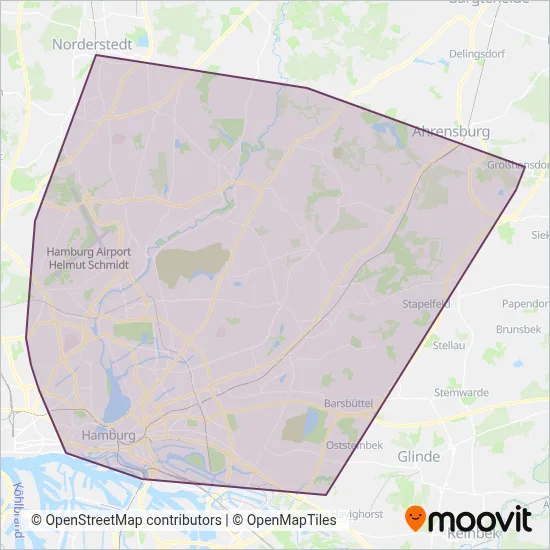 Hochbahn U-Bahn Verbundsgebiet