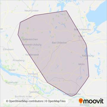 Схема покрытия компании AKMasten (Автобус)
