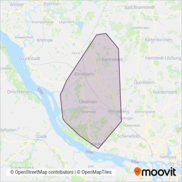 Схема покрытия компании KVIPVH