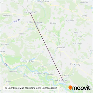 DB Fernverkehr AG (Bus) coverage area map