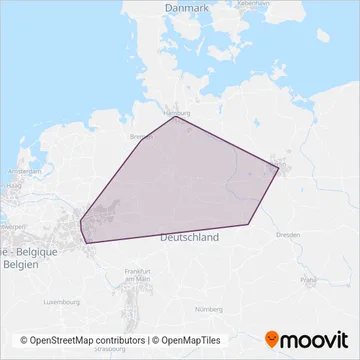 FlixTrain-de coverage area map