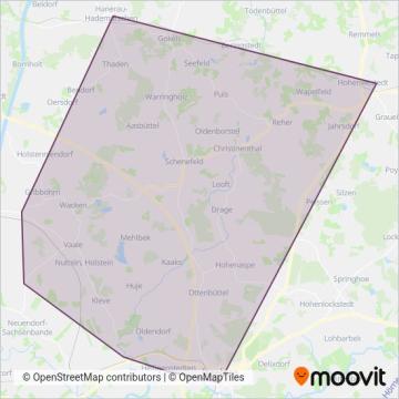 Схема покрытия компании Rathje