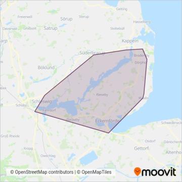 Схема покрытия компании AK Autokraft Projekt Smile24