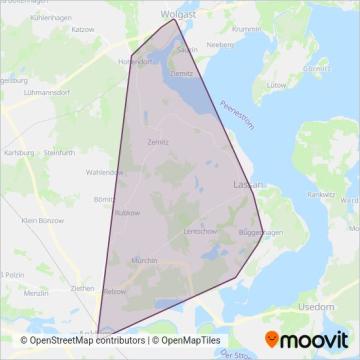 Схема покрытия компании Omnibusbetrieb Pasternak