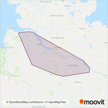 KVG (Bus) coverage area map