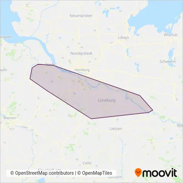 KVG (Cable Car) coverage area map