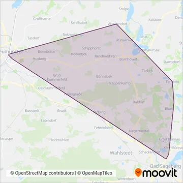 VKP (Cable Car) coverage area map
