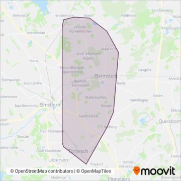 Схема покрытия компании KVIP-AST
