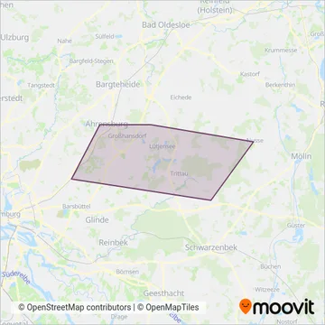 Схема покрытия компании VGS_Hamburg