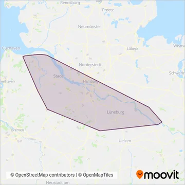 Схема покрытия компании KVG_HVV