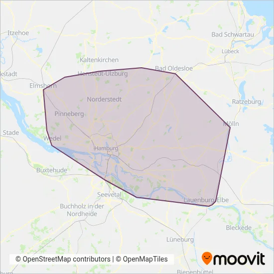 VHH Bus coverage area map