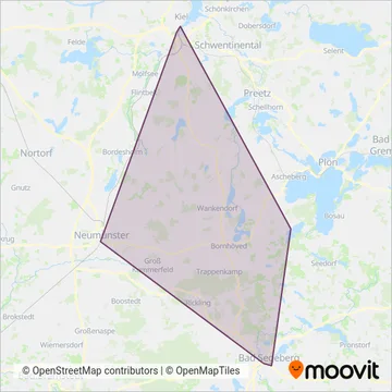 Схема покрытия компании VKP_Hamburg