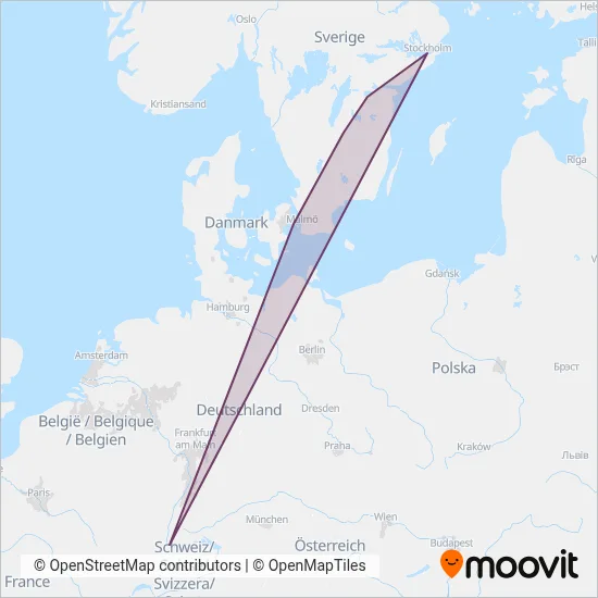 BahnTouristikExpress Verbundsgebiet