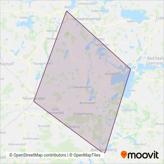 VKP coverage area map