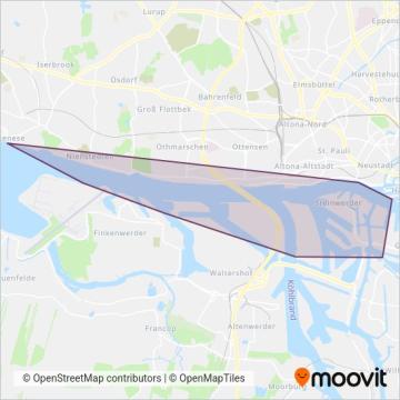 Схема покрытия компании HADAG