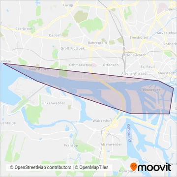 HADAG coverage area map