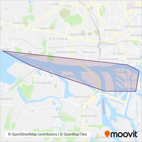 HADAG coverage area map