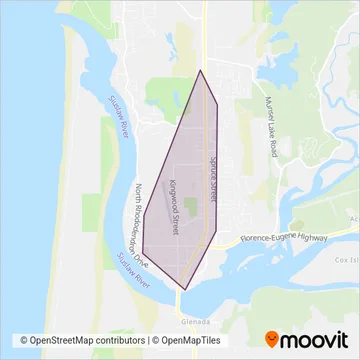 Rhody Express coverage area map