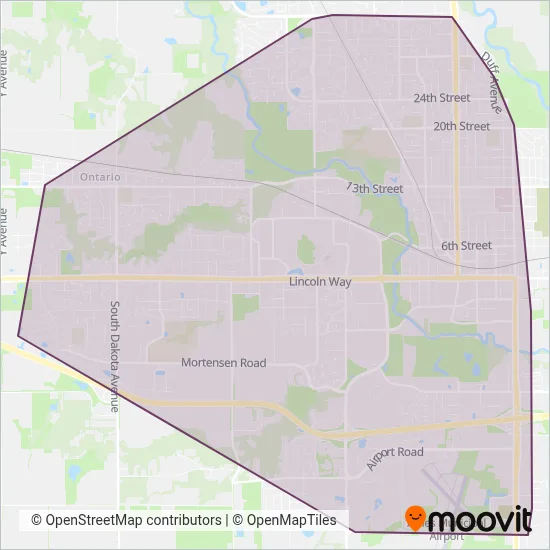 CyRide coverage area map