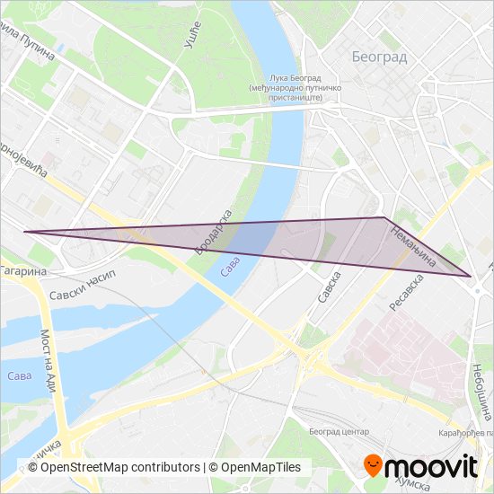 GSP Beograd - Minibus Linije mapa pokrivenosti