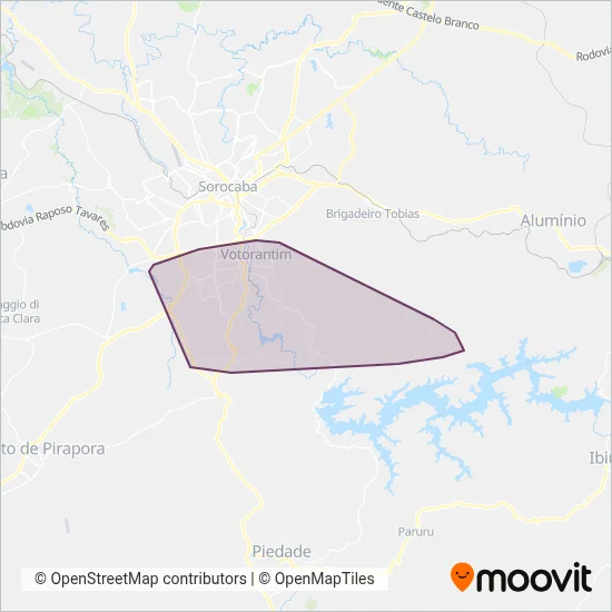 City+ Votorantim coverage area map