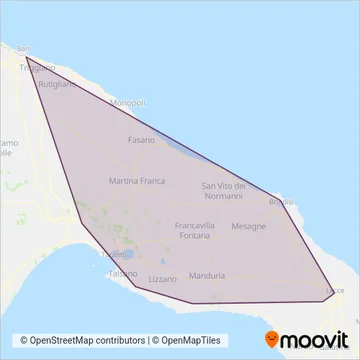 CTP coverage area map