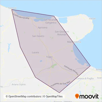 ACAPT Srl coverage area map