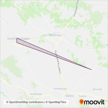 Autoservizi Topputo Vito coverage area map