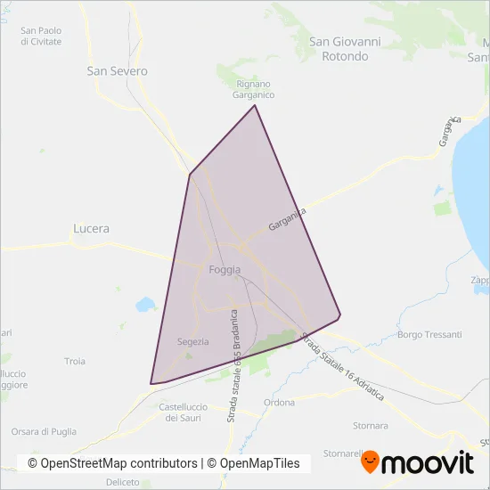 ATAF coverage area map