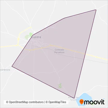 SU Lucera coverage area map