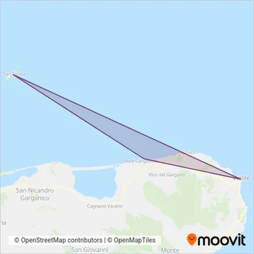 Navigazione Libera del Golfo coverage area map