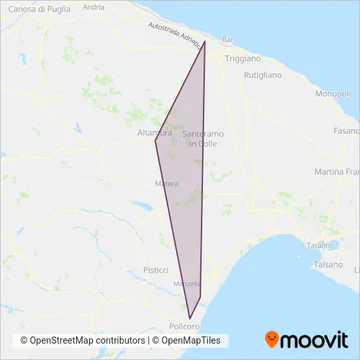 Co.Tra.B coverage area map