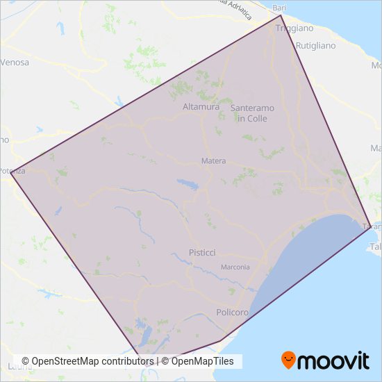 Sita Sud coverage area map