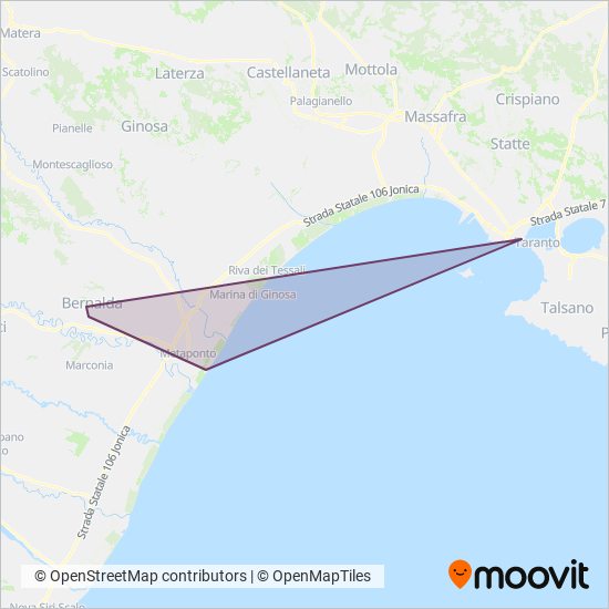 Chiruzzi coverage area map