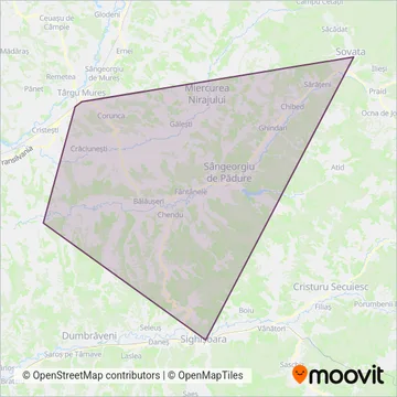 Minibus Tour coverage area map